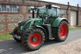 2012 Fendt 724 Vario 50kph tractor with front linkage on 540/65R30 front and 650/65R42 rear wheels