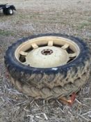 Set 270/95R32 and 270/95R48 row crop wheels and tyres