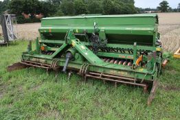 1995 Amazone AD402 4m combination drill with Amazone KE405 power harrow and Amazone KW402 press