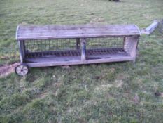 Sheep Hayrack Feeder Location Sea Palling Norfolk