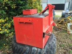 Farmer made Welded front weight filled with concrete 1750kg Location Driffield East Yorkshire