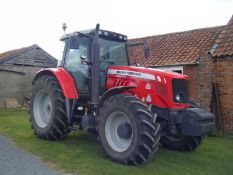 Massey Ferguson 6480 Dyna 6, 2011, 1,049 hrs - Location - Louth,