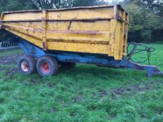 Richard Western Twin axle dump trailer Location Reading,