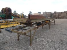 Herbert Flat Conveyor on stand - Location - Nr Belfast Northern Ireland