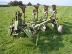 Dowdeswell DP8 4 furrow Reversible Plough.