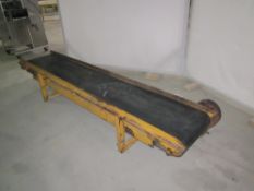 Flat conveyor, belt width 45cm (18