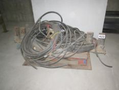 Liquid fertiliser applicator for a 3 row cabbage planter