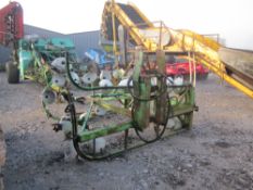 Vegetable Picking Rig c/w spare cups, bolts onto the frame of the tractor