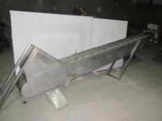 Stainless Steel Incline Conveyor Width 40cm (16