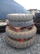 Row Crops Front Kleber 230/95 R36, Rear Kleber 230/95 R48, to fit New Holland L75