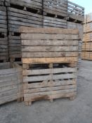 100 Potato Boxes Length 1.5m (5'), Width 1.2m (4'), Depth 1m (3'6