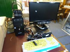 Human Ware Computer with Smart View PI Screen & All Associated Equipment