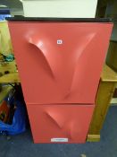 2 Pink Storage Boxes