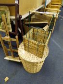 Wicker Linen Basket etc