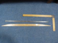 3 Vintage Rulers
