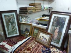 2 Victorian Prints etc