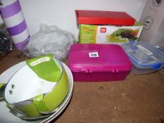 *Quantity of Kitchenalia - Nigella Lawson Spoon Rest - Denby Plates - Eco Cook Pan - Serving