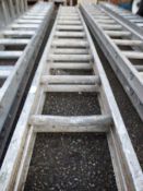 *26 Rung Aluminium Double Extending Ladder