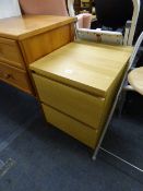 Light Oak Bedside Cabinet