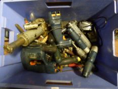 Box containing Assorted Cordless & Other Hand Tools