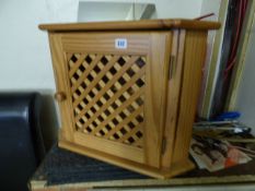 Pine Corner Cabinet