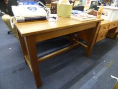 Light Oak Hall Table