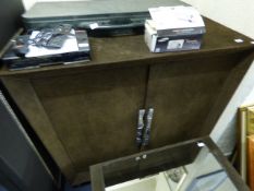 Brown Suede 2 Door Sideboard