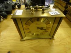 Brass Mantel Clock