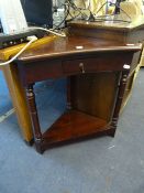 Mahogany Corner Table