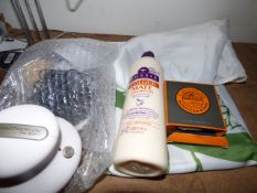 *Elle McPherson Body Brush - Colour Mate Shampoo - Shower Curtain & Shaving Soap