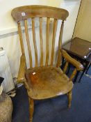 Vintage High Back Chair