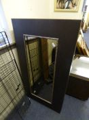 Leather Bound Wall Mirror