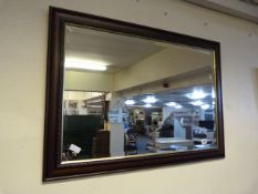 Mahogany Framed Wall Mirror
