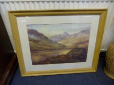 Pine Framed Print Depicting A Highland Country Scene