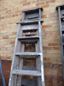 *3 Pairs of Wood Decorator Steps