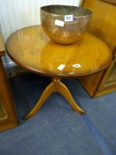 Circular Coffee Table on Tripod Legs