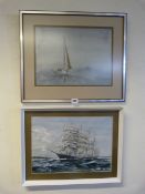 2 Framed Marine Prints