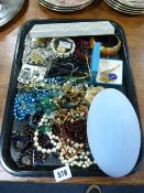 Tray of Costume Jewellery