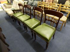 4 Edwardian Dining Chairs