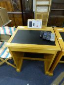 Solid Light Oak Council Voting Desk