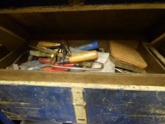 Box Containing Assorted Hand Tools etc