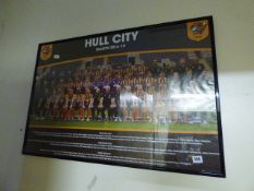 Framed Hull City Season 2014-15 Poster