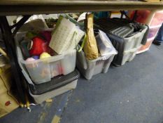 5 Boxes of Wool - Linen etc