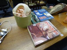 Collection of Antique Books & Vintage Hat