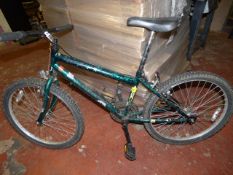 Boy's Raleigh Mountain Bike - Green & Black