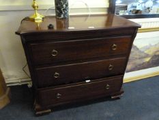 Mahogany Chest of 3 Drawers