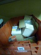 Box containing Assorted Electrical Components etc