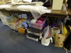 5 Boxes of Wool - Linen etc