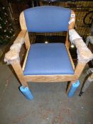 *Gordon Ellis Royal Commode Chair - Blue