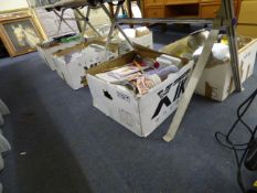 6 Boxes of Bric-a-Brac Including Kitchenalia - Glassware - Pots & Pans etc